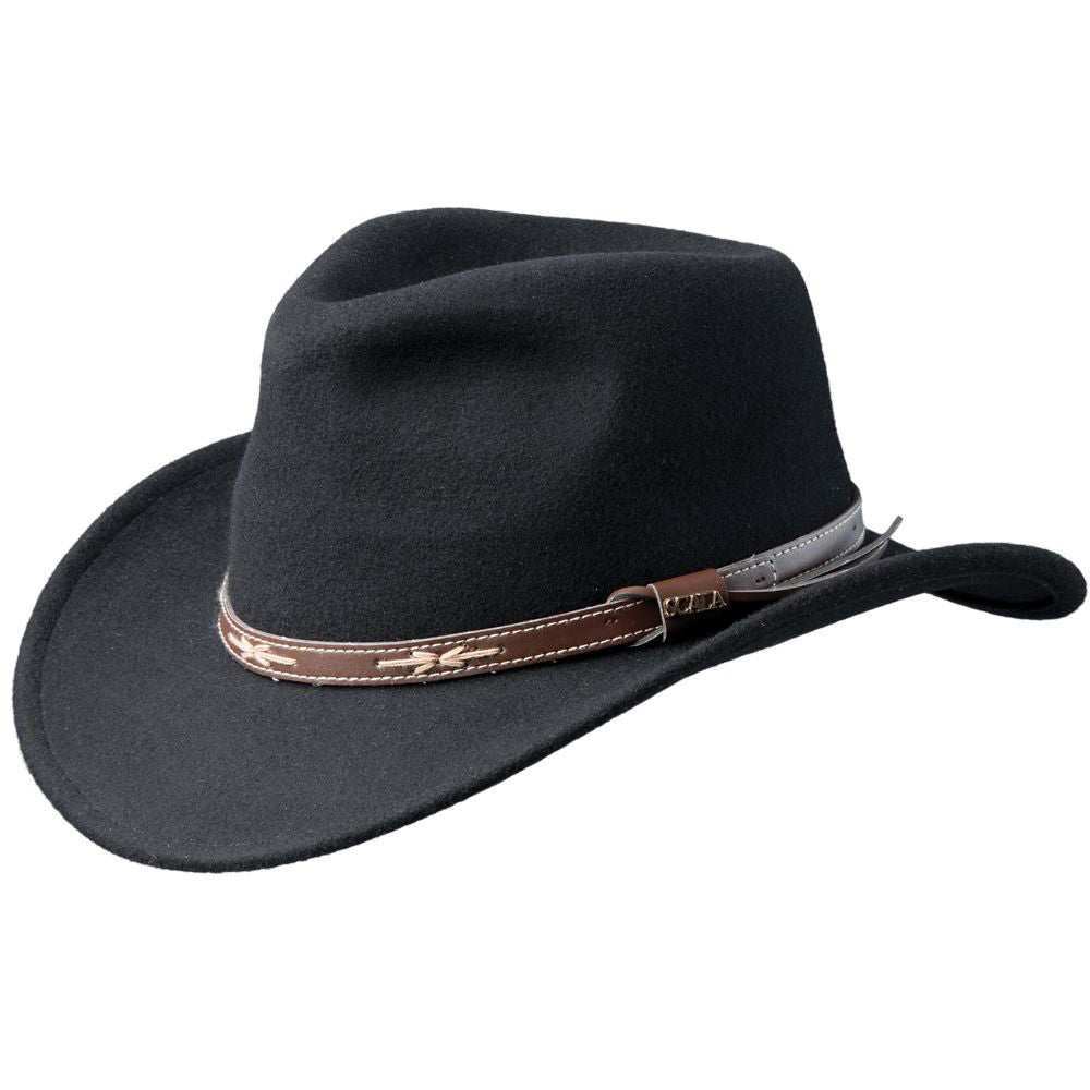 Scala - Crushable Wool Outback Hat
