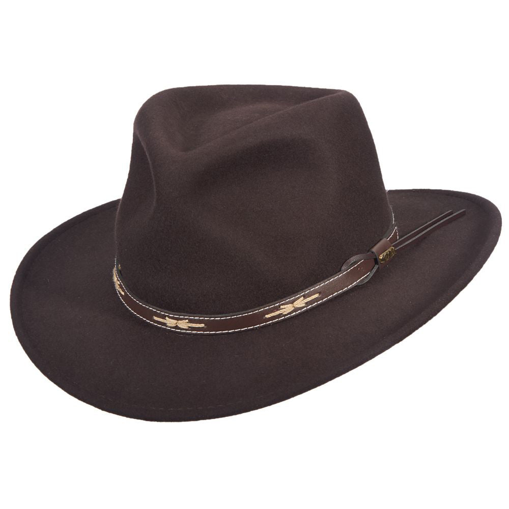 Scala - Crushable Wool Outback Hat